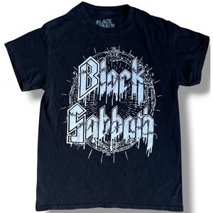 Black Sabbath Mens Graphic T-Shirt Black Cotton Band Tee‎ Small 2020 Bravado